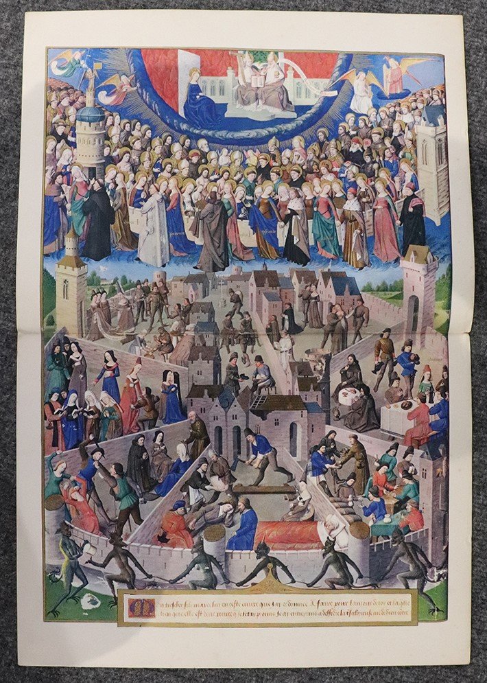 The Virtues and The Vices, Renaissance Figures Print: The Virtues and The Vices, Renaissance Figures Print. Size: 10.75 in. x 11.75 in.