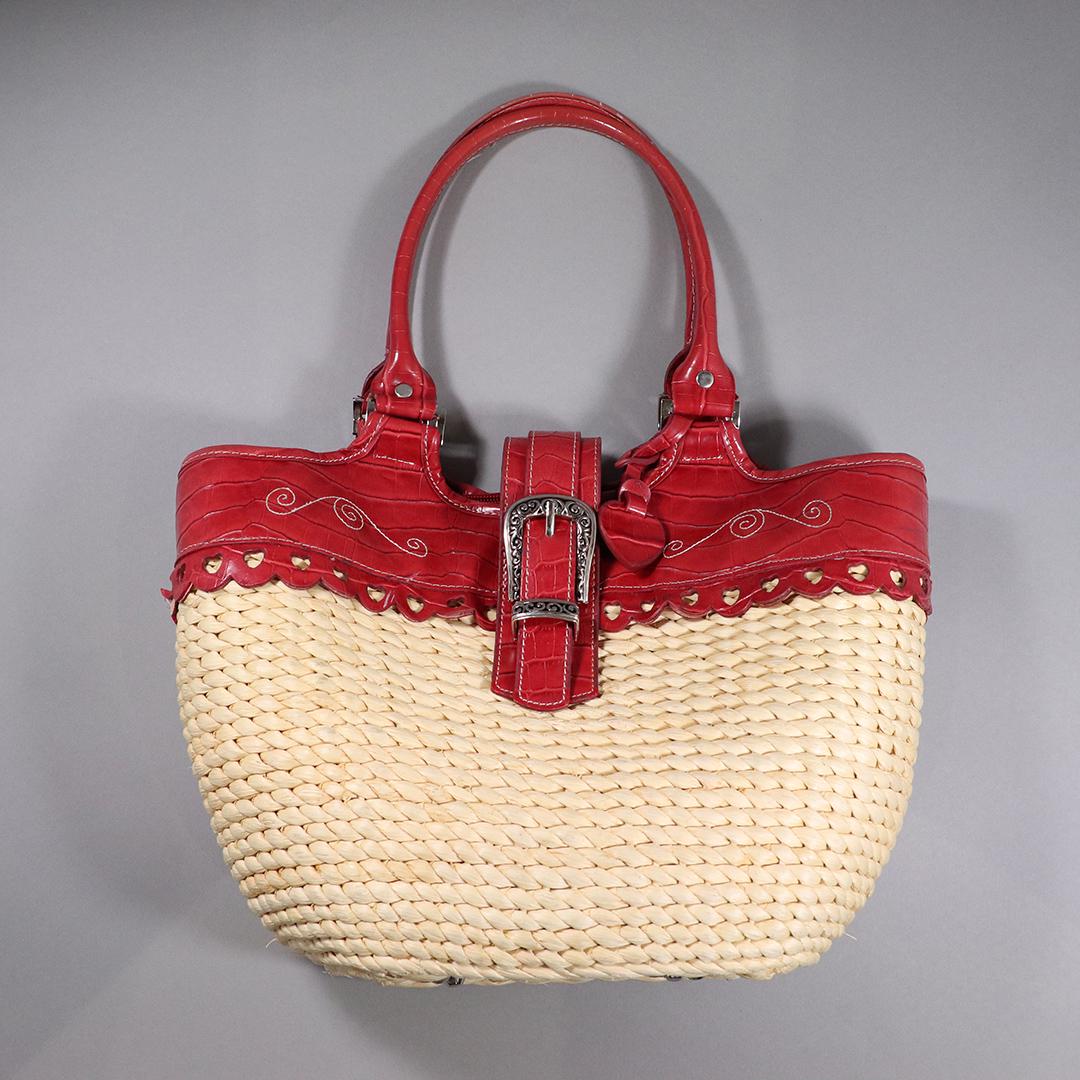 brighton woven handbag