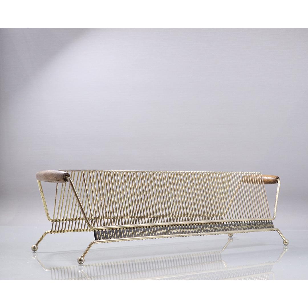 1950s 45 RPM Metal Record Rack Holder (1 of 5)