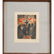 1966 Macabre Abstract Black Figures, Black Cross W/c