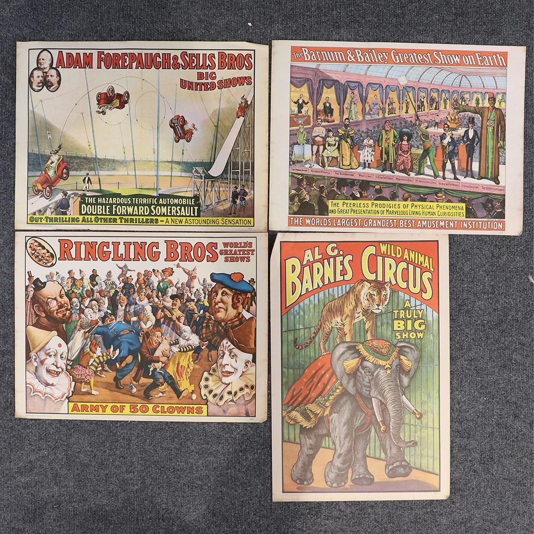 [4] Four Assorted 1960s World Circus Posters, Vintage (1 of 12)