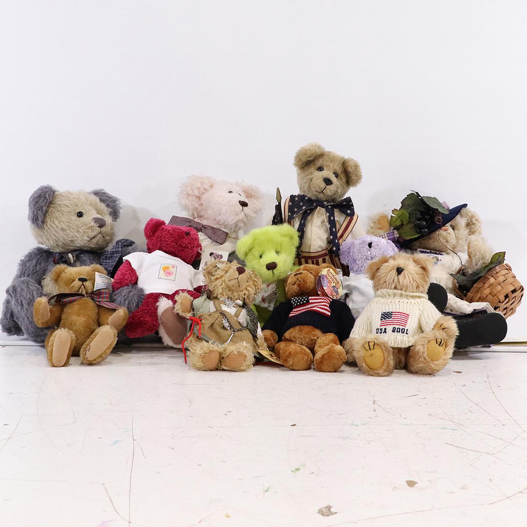 [11] Eleven Assorted Teddy Bears - All Different, Clean (1 of 8)