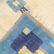 Flat Woven Hand Hooked Wool Rug Blue and Tan - 5
