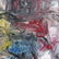 Pulgini, Mid-Century Modern Abstract Composition Oil/c - 3