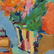 Yve Gee, Mid-Century Modern Oil/c Flowers Still Life - 4