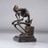 Milo, Bronze Skeleton Sculpture "The Thinker" , Signed