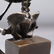 Milo, Bronze Skeleton Sculpture "The Thinker" , Signed - 5