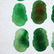12 Chinese Carved Green Jade Animal Symbol Pendants - 3