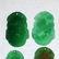 12 Chinese Carved Green Jade Animal Symbol Pendants - 5