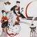 20th C. Chinese Hand Painted Porcelain Tile Framed - 3