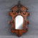 Circa 1870s Victorian Walnut Hanging Mirror Coat Holder