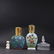 4 Assorted Goebel, 2 Porcelain Oil Lamps, Pin Dish, Fig