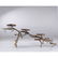 Metal Pine Combs Tier Stand Display for 4 Large Candles