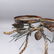 Metal Pine Combs Tier Stand Display for 4 Large Candles - 3