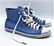 COACH Blue High Top Sneakers Size 7 1/2 - Clean