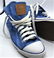 COACH Blue High Top Sneakers Size 7 1/2 - Clean - 7
