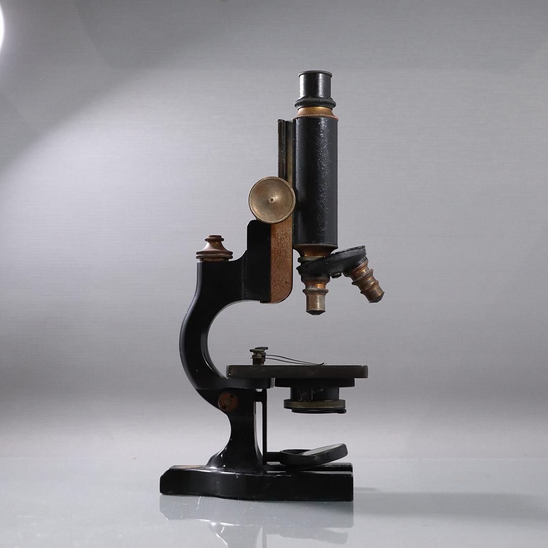 Vintage Spencer Microscope Iron with Brass (1 of 8)