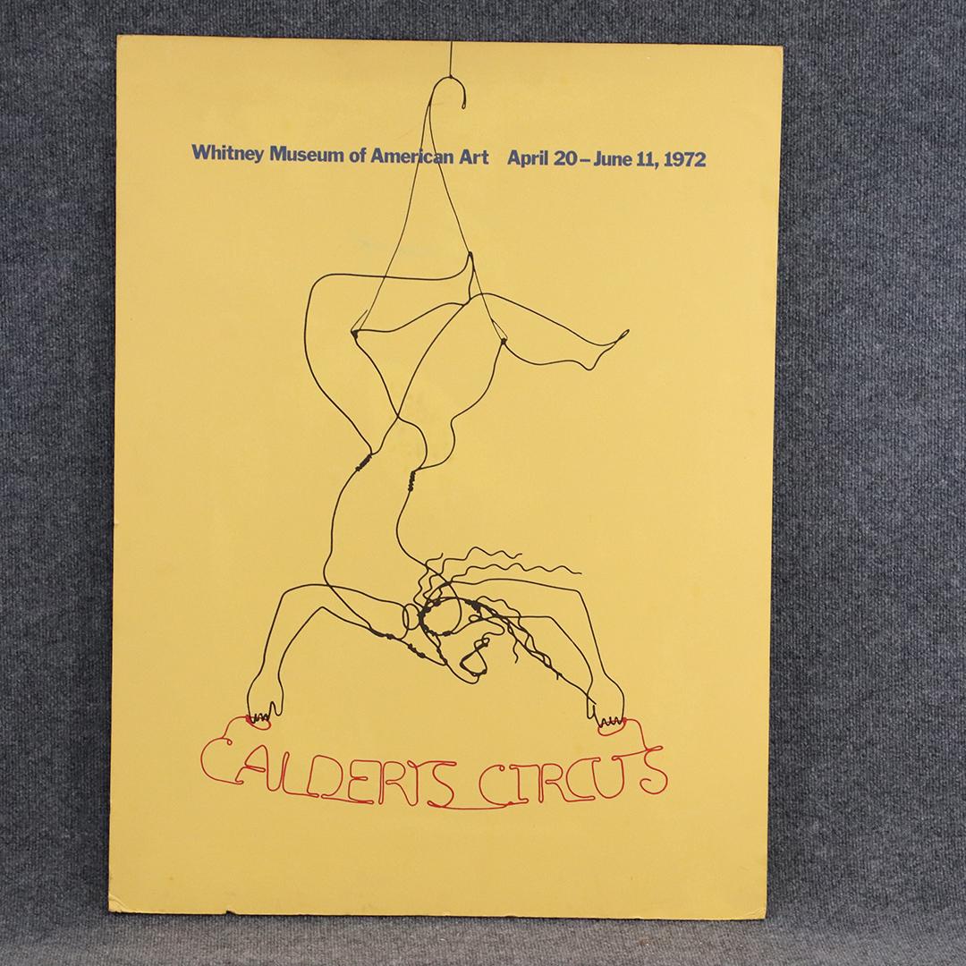 Whitney Museum Art Exhibition Poster Calder Circus 1972 (1 of 5)