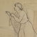 G E Sintzenich 1845 Ink Drawing Death of King - 3