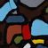 Mid-Century Modern Oil/c Multi Color Abstract Framed - 3