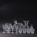 12 Assorted Estate Crystal Glassware, Unusual Decanter