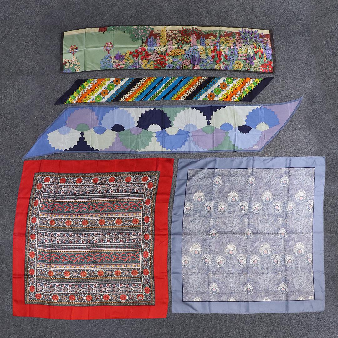 [5] Five Silk Scarves Liberty of London, Liberty France (1 of 10)
