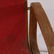Pair KNOLL International Red Bent Wood Arm Chairs 1970s - 6