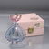 Italian Lead Crystal Pink Flower Form Perfume Bottle - 7