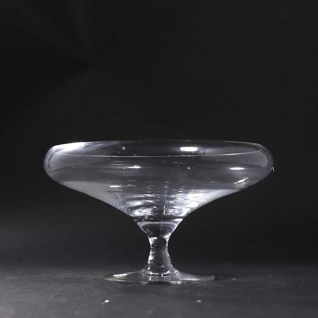 Swedish Style Crystal Glass Pedestal Base Bowl, Crown S (1 of 7)