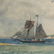 Julius Delbos; American Watercolor Edgartown Harbor - 3