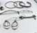 14 Pc. Costume Silver Plate Jewelry Lot - Good Variety - 8
