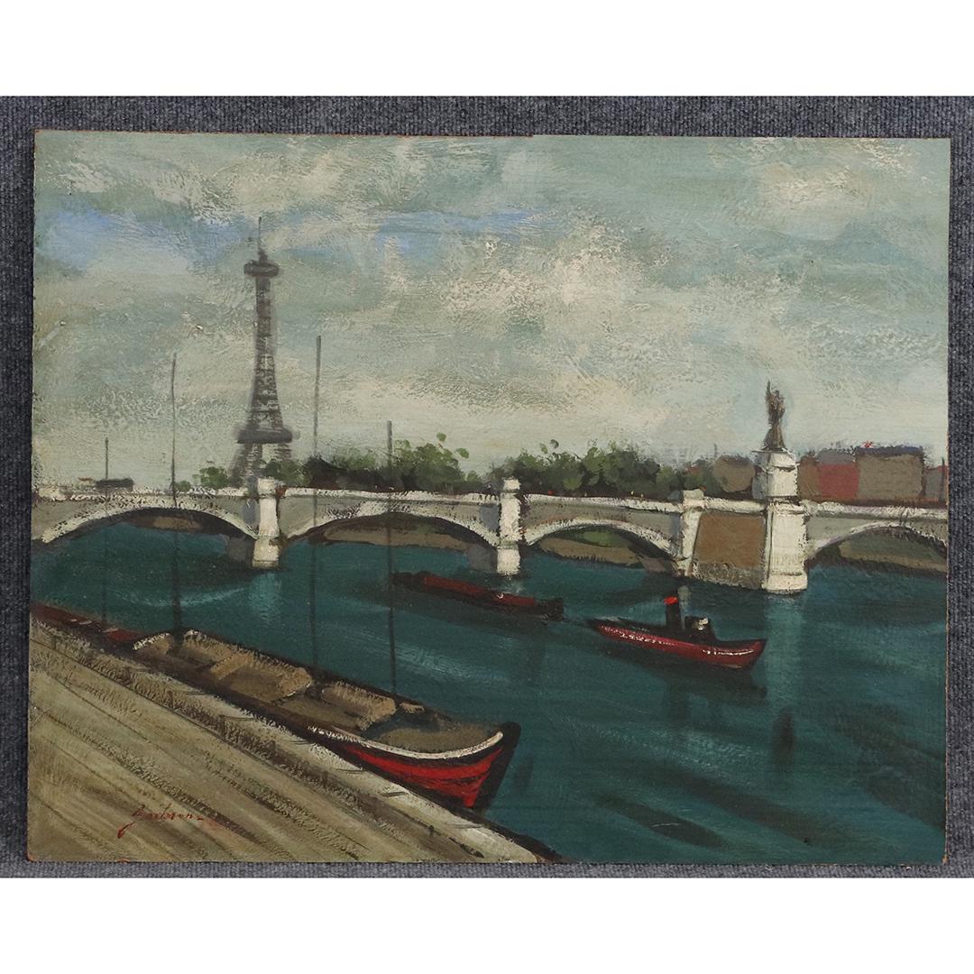 Jackson, O/b Eiffel Tower, Karl Mann 5th Ave NYC Label (1 of 6)