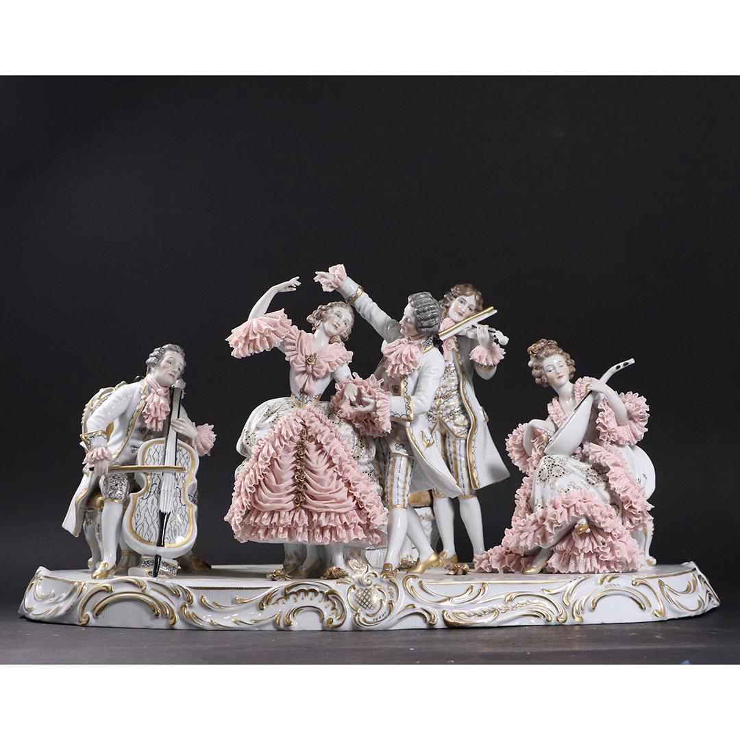 Fine German Porcelain Grouping Chamber Music Ensemble (1 of 11)