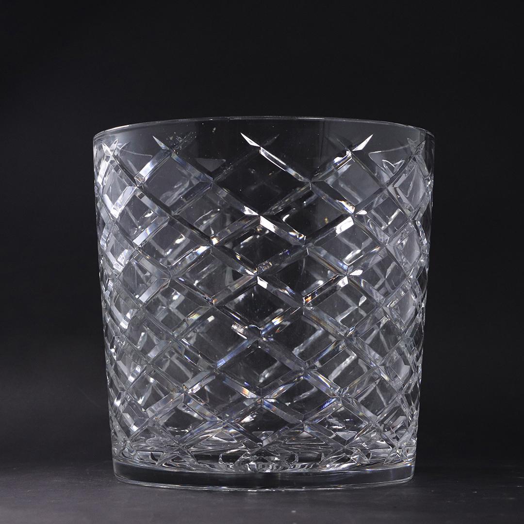 Mid-Century Modern Crystal Glass Ice / Champagne Bucket (1 of 4)