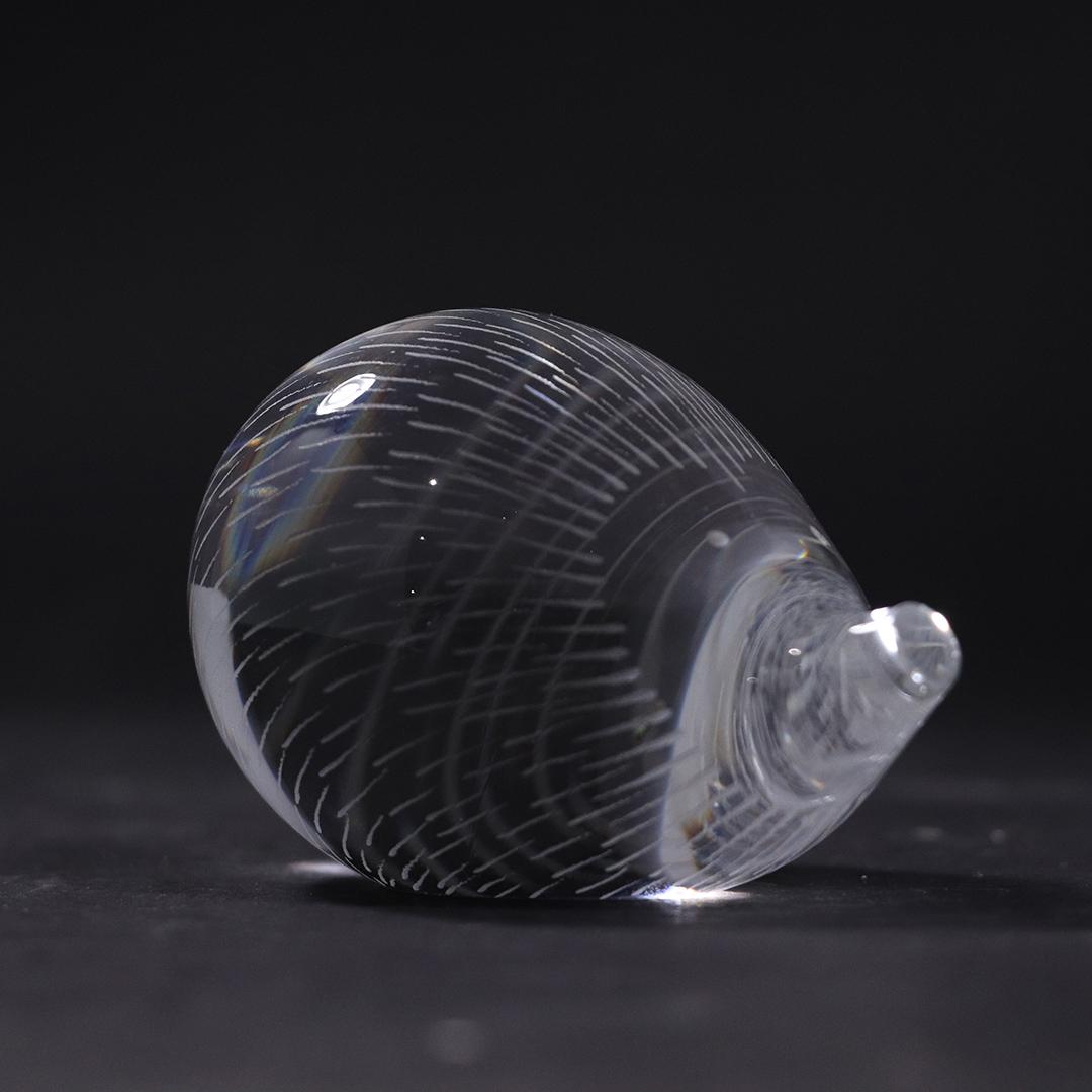 KOSTA Crystal Glass Porcupine Figure Paperweight Signed (1 of 5)