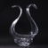 Mid-Century Modern Quality Crystal Glass Basket