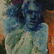 Nicholas Luttinger 1978 Large Oil/c "Blue Man" Signed - 5