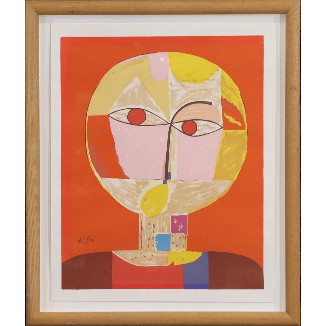 Paul Klee, Color Lithograph Titled "Senecio" , Framed (1 of 6)