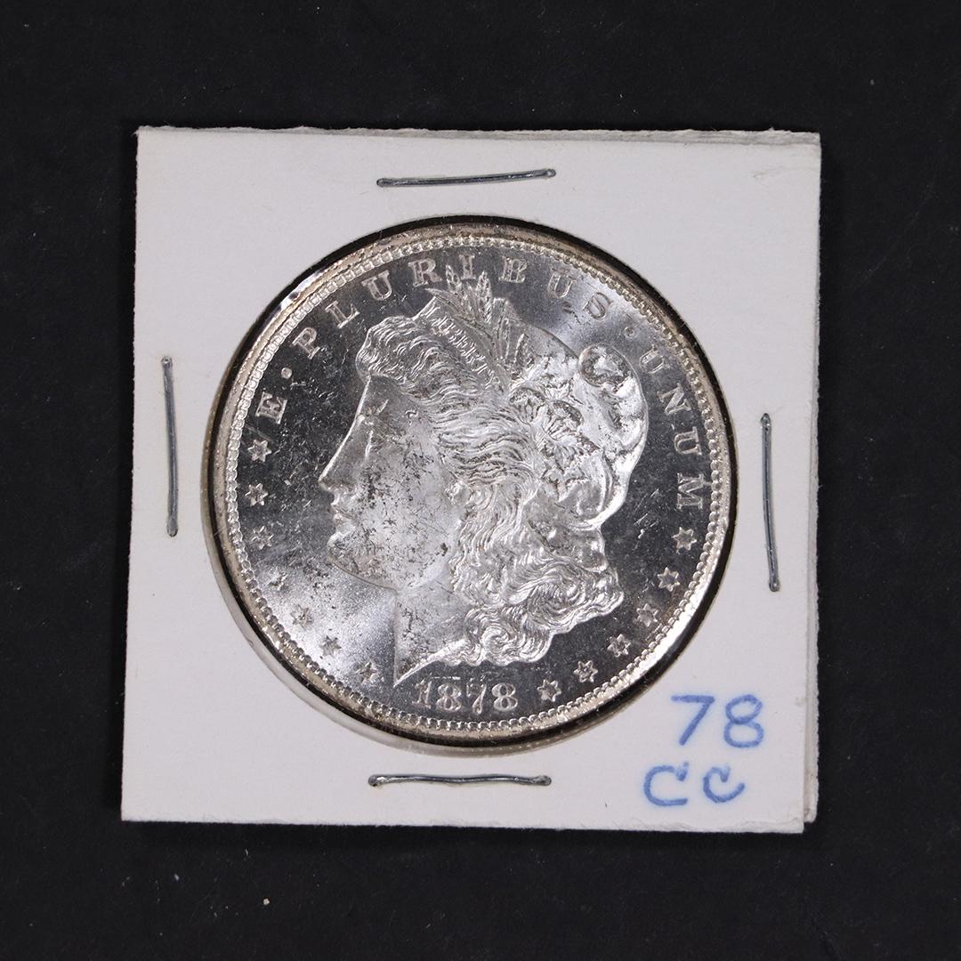 1878 CARSON CITY US MORGAN SILVER DOLLAR (1 of 2)