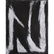 Pulgini, Mid-Century Modern Abstract White on Black O/c