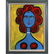 Pulgini, Mid-Century Modern Abstract Blue Woman Oil/b