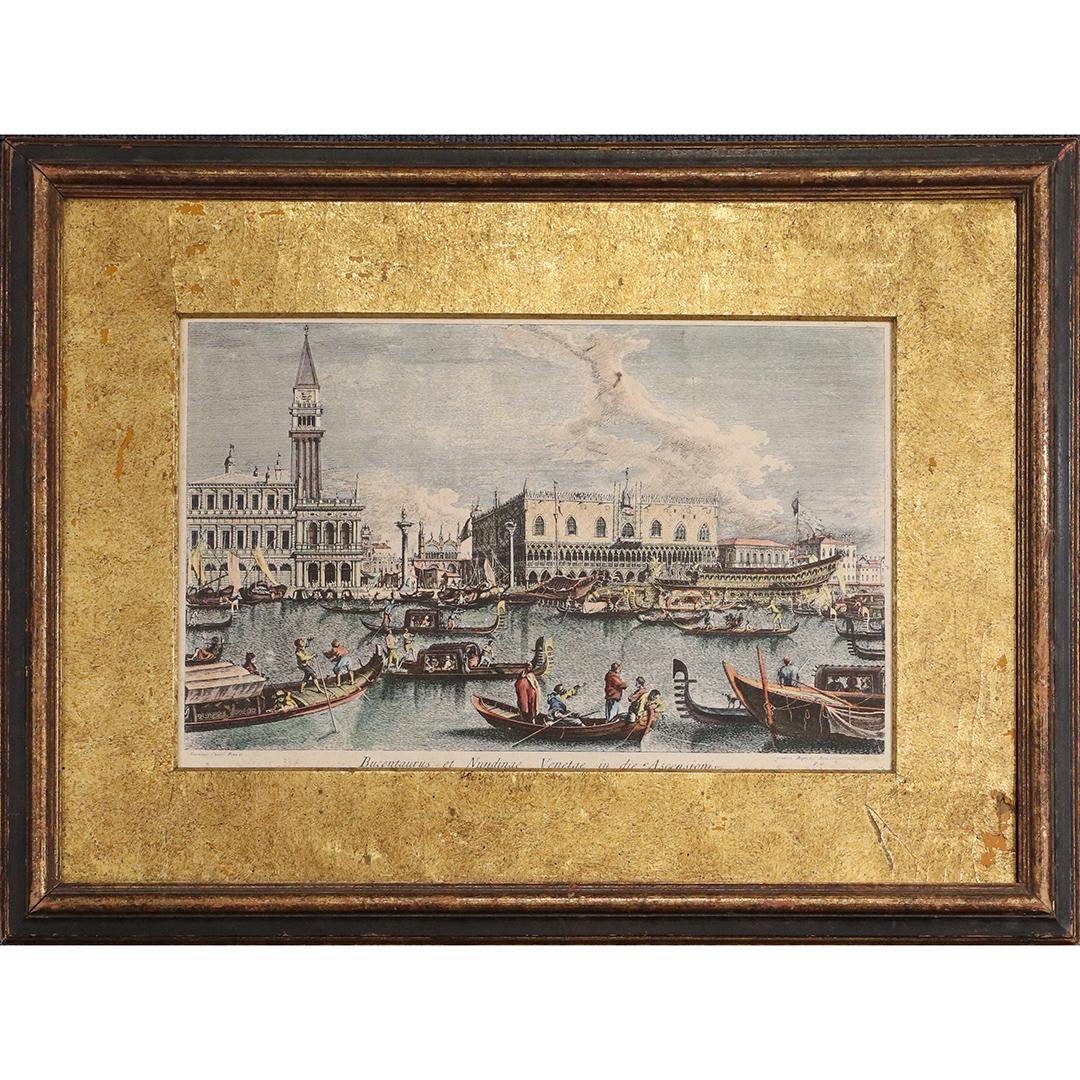 Antique Aquatint Engraving View of Venice, Canaletto (1 of 10)