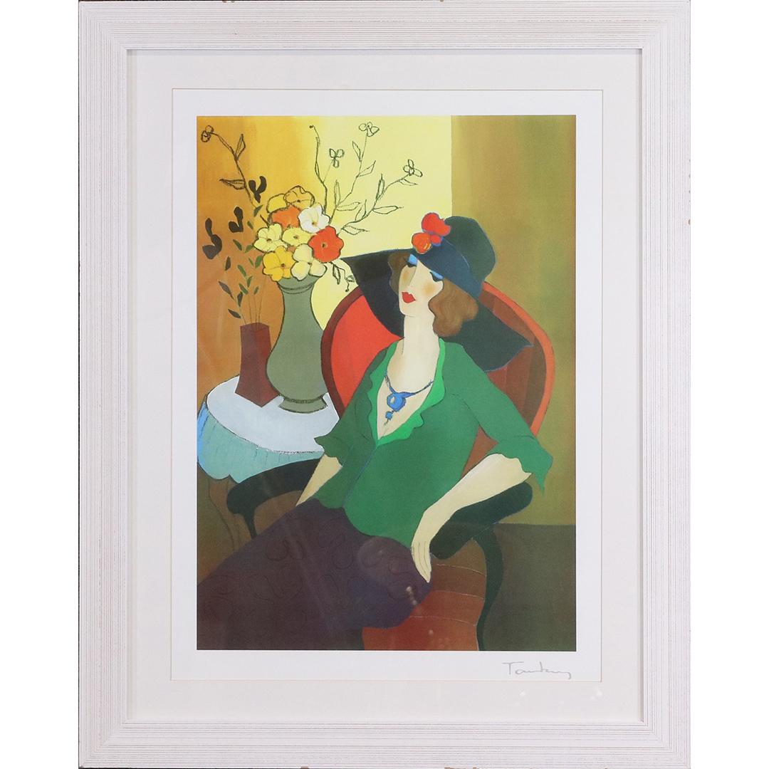 Itzchak Tarkay, Signed Color Seriolithograph with COA (1 of 7)