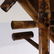 Victorian Fancy Bamboo Hall Rack with Beveled Mirrors - 10