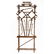 Victorian Fancy Bamboo Hall Rack with Beveled Mirrors