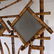Victorian Fancy Bamboo Hall Rack with Beveled Mirrors - 7