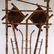 Victorian Fancy Bamboo Hall Rack with Beveled Mirrors - 8