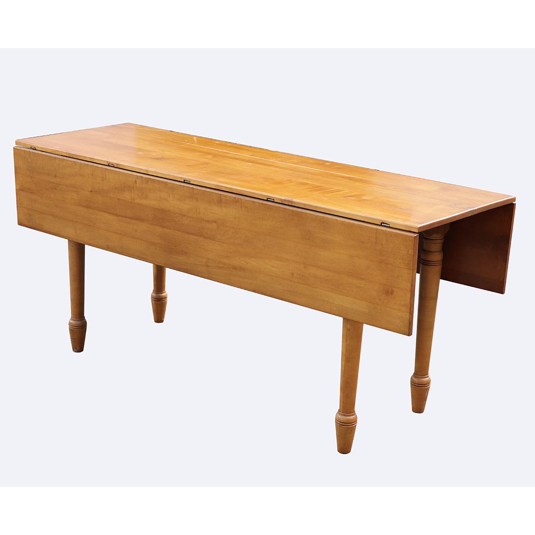 Maple Long Country Kitchen Drop Sides Dining Table (1 of 6)