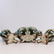 3 Piece Antique Majolica Center Bowl & 2 Vases Set - 9