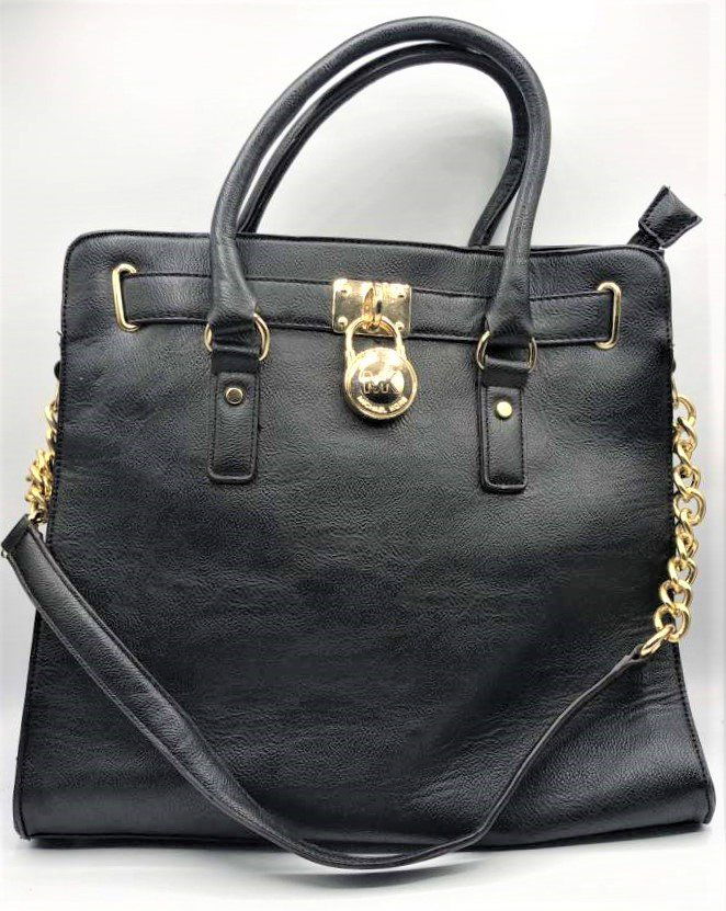 MICHAEL KORS Black Handbag - Clean: MICHAEL KORS Black Handbag - Clean. Size: 14.25 in. x 13.5 in.